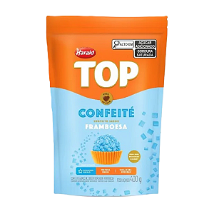 Confeito Confeité Sabor Framboesa - Pacote com 400G