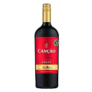 Vinho Canção Tinto Suave - Garrafa com 1L