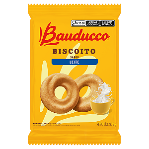 Biscoito Sabor Leite Bauducco - Pacote com 335G
