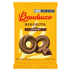 Biscoito Sabor Chocolate Bauducco - Pacote com 335G