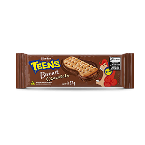 Biscoito Recheado Teens Sabor Chocolate - Pacote com 37G