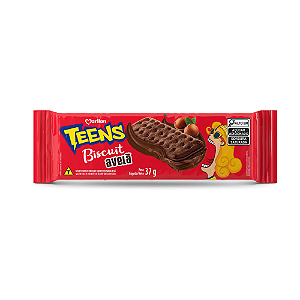 Biscoito Recheado Teens Sabor Avelã - Pacote com 37G