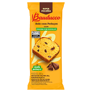Bolo Sabor Cenoura com Chocolate Bauducco - Pacote com 200G