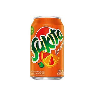 Refrigerante Sukita Laranja - Lata com 350ML