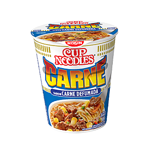 Cup Noodles Sabor Carne Defumada - Pote com 69G