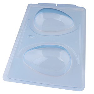 Forma De Acetato Especial BWB Ovo Liso Casca Fina 350G (3687) com 1un