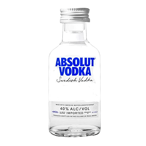 Miniatura Vodka Absolut - Garrafa com 50ML