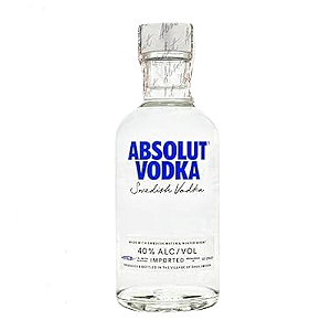 Miniatura Vodka Absolut - Garrafa com 200ML