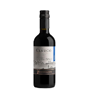 Miniatura Vinho Ventisquero Merlot Clásico - Garrafa com 187,5ML
