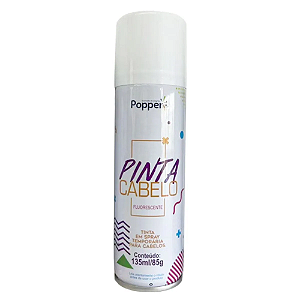 Spray Pinta Cabelo Fluorescente Branco 150ML