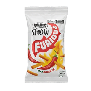 Salgadinho Aperitivo Plinc Show Furious- Pacote com 50G