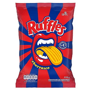 Batata Ruffles Churrasco - Pacote com 115G
