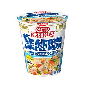Cup Noodles Sabor Frutos do Mar - Embalagem com 65G