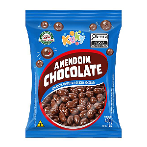 Amendoim Kuky Sabor Chocolate - Pacote com 400G
