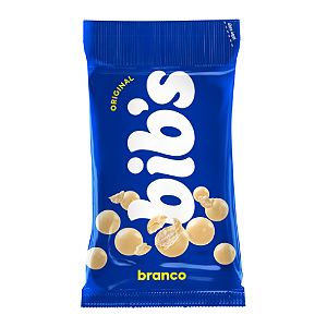 Chocolate Bibs Branco - Embalagem com 40G