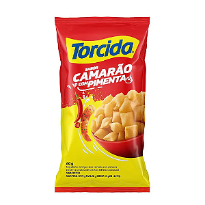 Salgadinho Torcida Sabor Camarão com Pimenta - Pacote com 60G
