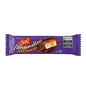 Chocolate Bel Sabor Marshmallow com Caramelo - Embalagem com 30G