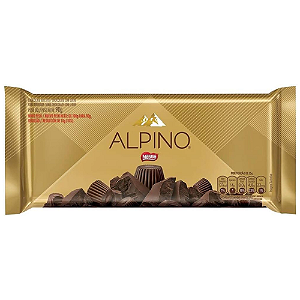 Chocolate Nestlé Alpino - Embalagem com 80G