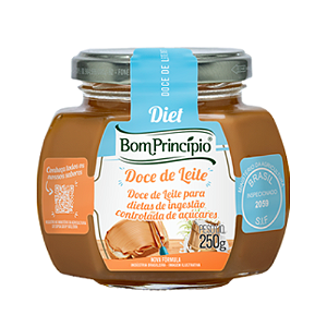 Doce de Leite Diet Bom Princípio - Embalagem com 250G