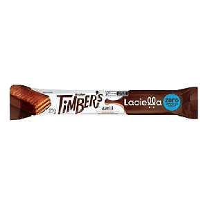 Wafer Timber’s Laciella Sabor Avelã - Embalagem com 27G
