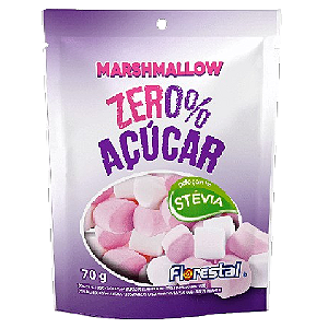 Marshmallow Florestal Zero Açúcar - Embalagem com 70G