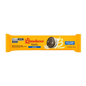 Biscoito Recheado Sabor Baunilha Bauducco - Pacote com 108G