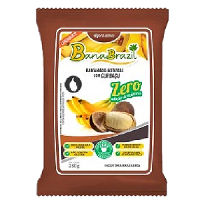Doce BanaBrasil Bananada Natural com Cupuaçu Zero - Embalagem com 230G