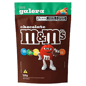 Confeito de Chocolate M&M´s - Embalagem com 132G