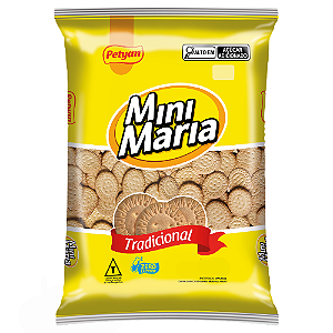 Biscoito Petyan Mini Maria - Embalagem com 800G