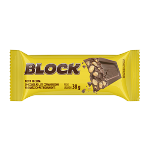 Chocolate Arcor Block - Embalagem com 38G