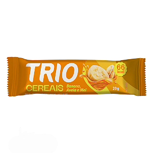 Barra Trio Banana, Aveia e Mel - Embalagem com 20G