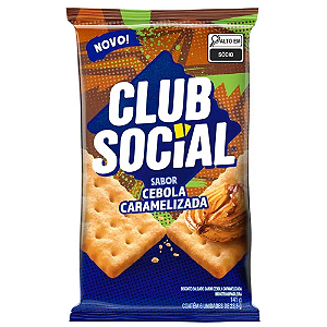 Biscoito Club Social Cebola Caramelizada - Embalagem com 141G