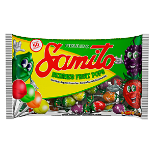 Pirulito Samito Sortidos - Embalagem com 275G