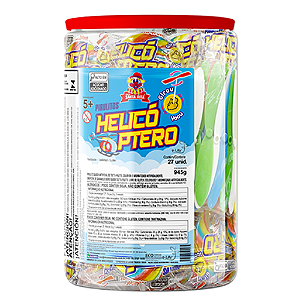 Pirulito Psicodélico Helicóptero - Pote com 945G