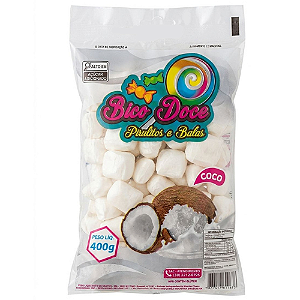 Bala de Aniversário Bico Doce Sabor Coco - Pacote com 400G