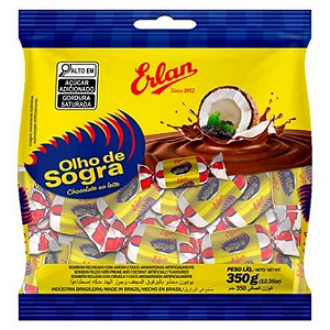 Bombom Erlan Olho de Sogra - Embalagem com 350G
