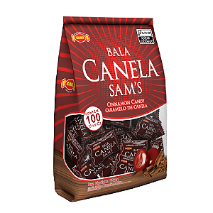 Bala Dura Sam´s Sabor Canela - Embalagem com 450G