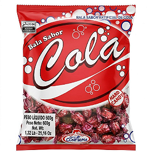 Bala Dura Confirma Sabor Cola - Embalagem com 600G