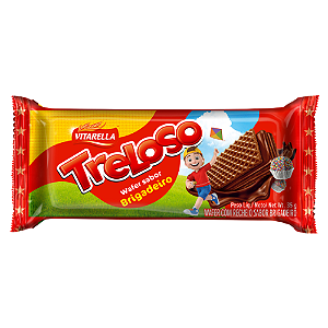 Biscoito Vitarella Treloso Sabor Brigadeiro - Embalagem com 35G
