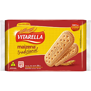Biscoito Vitarella Maizena Tradicional - Embalagem com 350G
