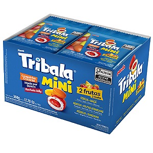 Bala Tribala Mini 2 Frutas - Embalagem com 360G