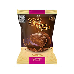Bala Butter Toffees Intense Sabor Expresso Caramel - Embalagem com 90G