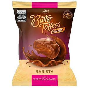 Bala Butter Toffees Intense Sabor Expresso Caramel - Embalagem com 400G