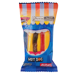 Gelatina Gummy Mania Hot Dog - Embalagem com 15G