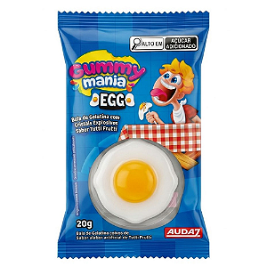 Gelatina Gummy Mania Egg - Embalagem com 20G