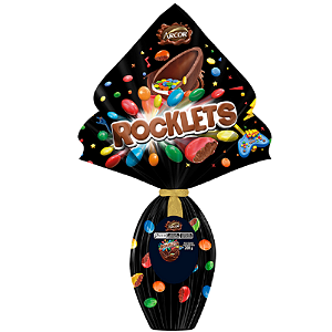 Ovo de Páscoa Arcor Rocklets 200G