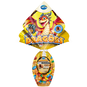 Ovo de Páscoa Arcor Dragões 120G