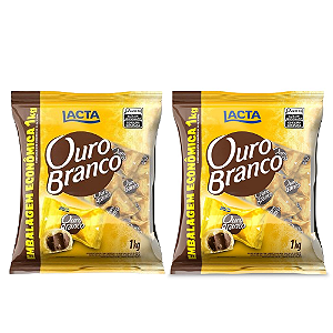 Bombom Ouro Branco - Kit com 2 unidades de 1KG