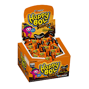 Chiclete Happy Bol Susto Sabor Tutti Frutti - Embalagem com 140G