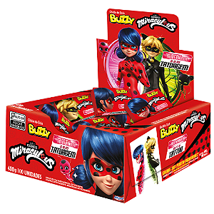 Chiclete Buzzy Miraculous Sabor Tutti Frutti - Embalagem com 360G